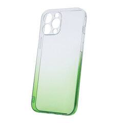 Gradient 2 mm case for iPhone 12 6,1&quot; green цена и информация | Чехлы для телефонов | 220.lv