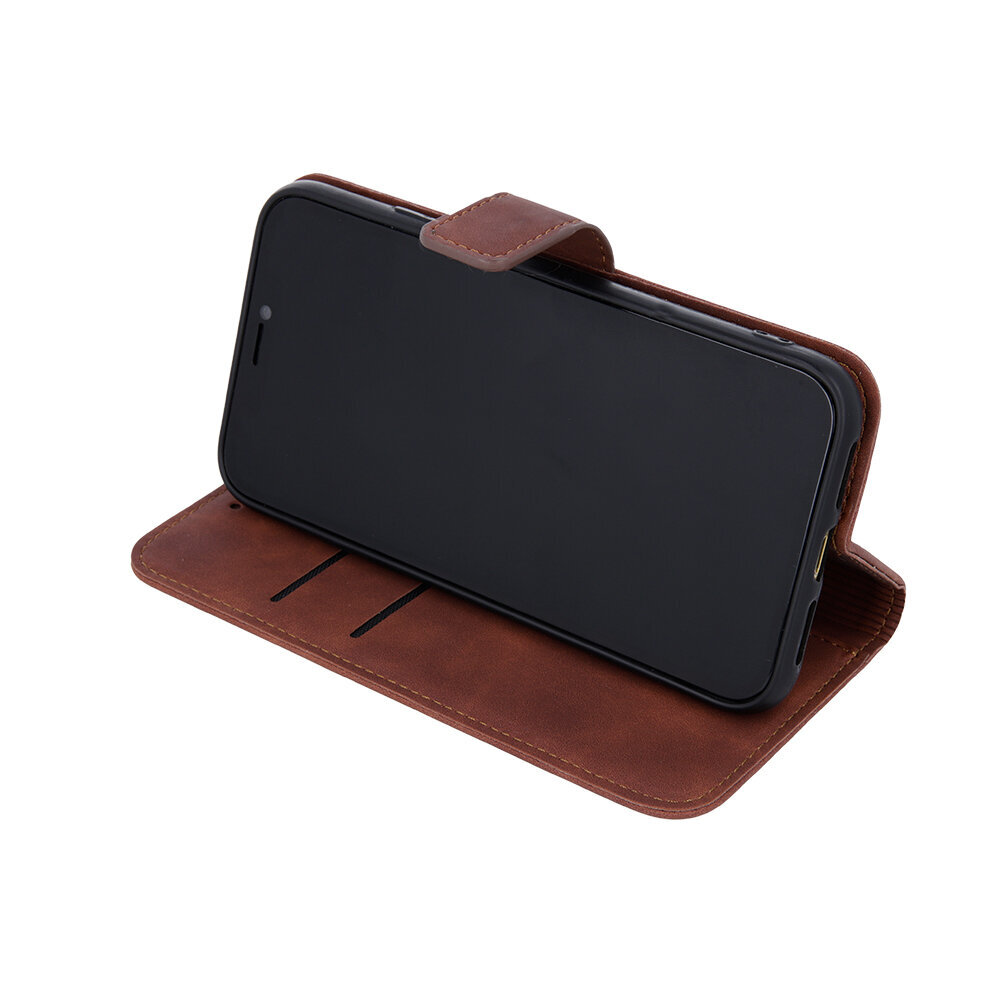 Smart Velvet case for Xiaomi Redmi Note 10 Pro brown цена и информация | Telefonu vāciņi, maciņi | 220.lv