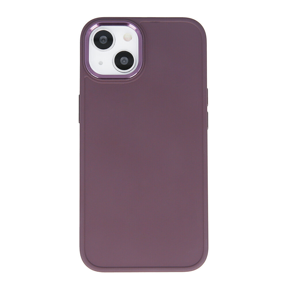 Satin case for iPhone 13 Pro Max 6,7&quot; burgundy cena un informācija | Telefonu vāciņi, maciņi | 220.lv