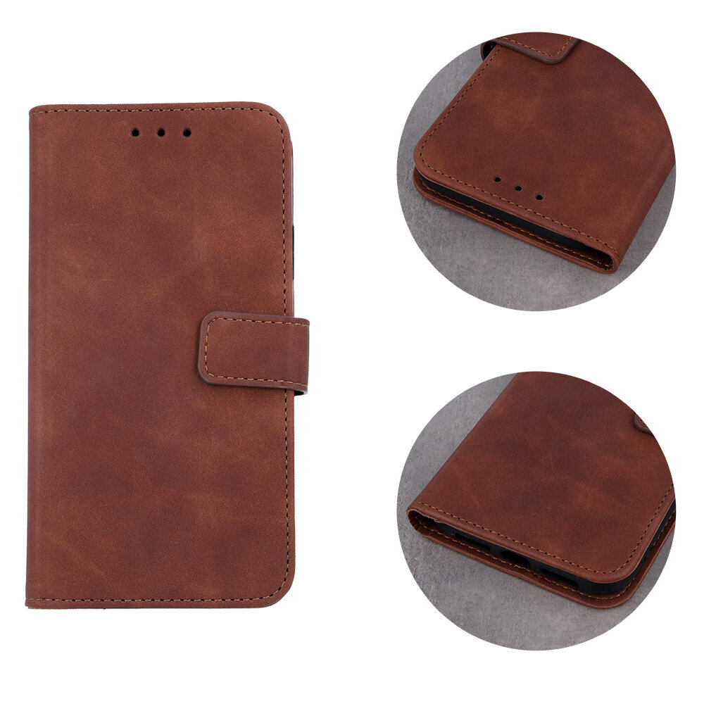 Smart Velvet case for Samsung Galaxy A03 brown cena un informācija | Telefonu vāciņi, maciņi | 220.lv