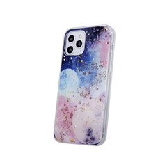 Gold Glam case for iPhone X / iPhone XS Galactic cena un informācija | Telefonu vāciņi, maciņi | 220.lv