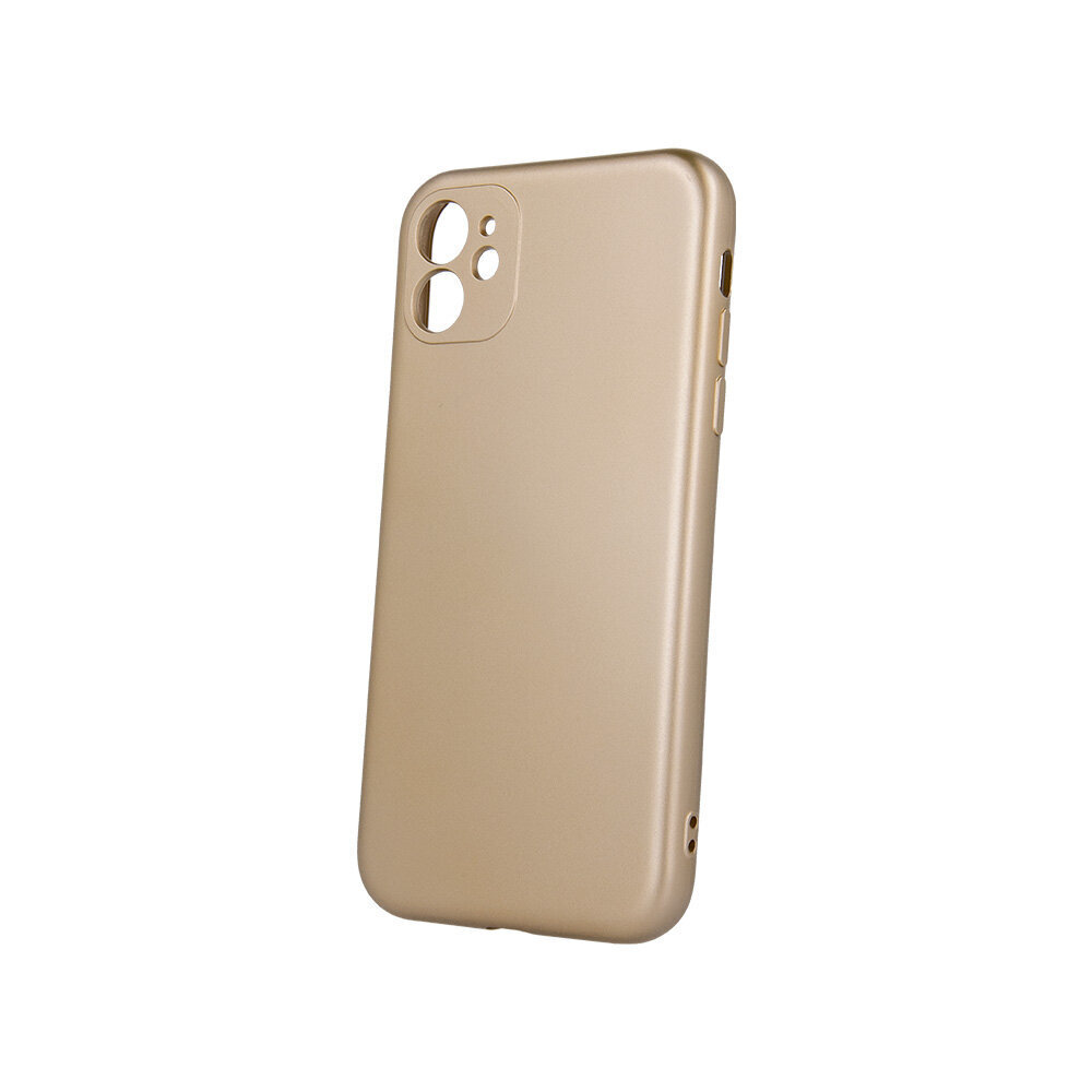 Metallic case for iPhone 11 gold цена и информация | Telefonu vāciņi, maciņi | 220.lv
