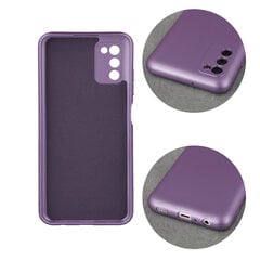 Metallic case for iPhone 7 / 8 / SE 2020 / SE 2022 violet cena un informācija | Telefonu vāciņi, maciņi | 220.lv