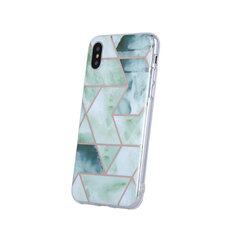 Geometric Marmur case for Samsung Galaxy A03S 4G green cena un informācija | Telefonu vāciņi, maciņi | 220.lv