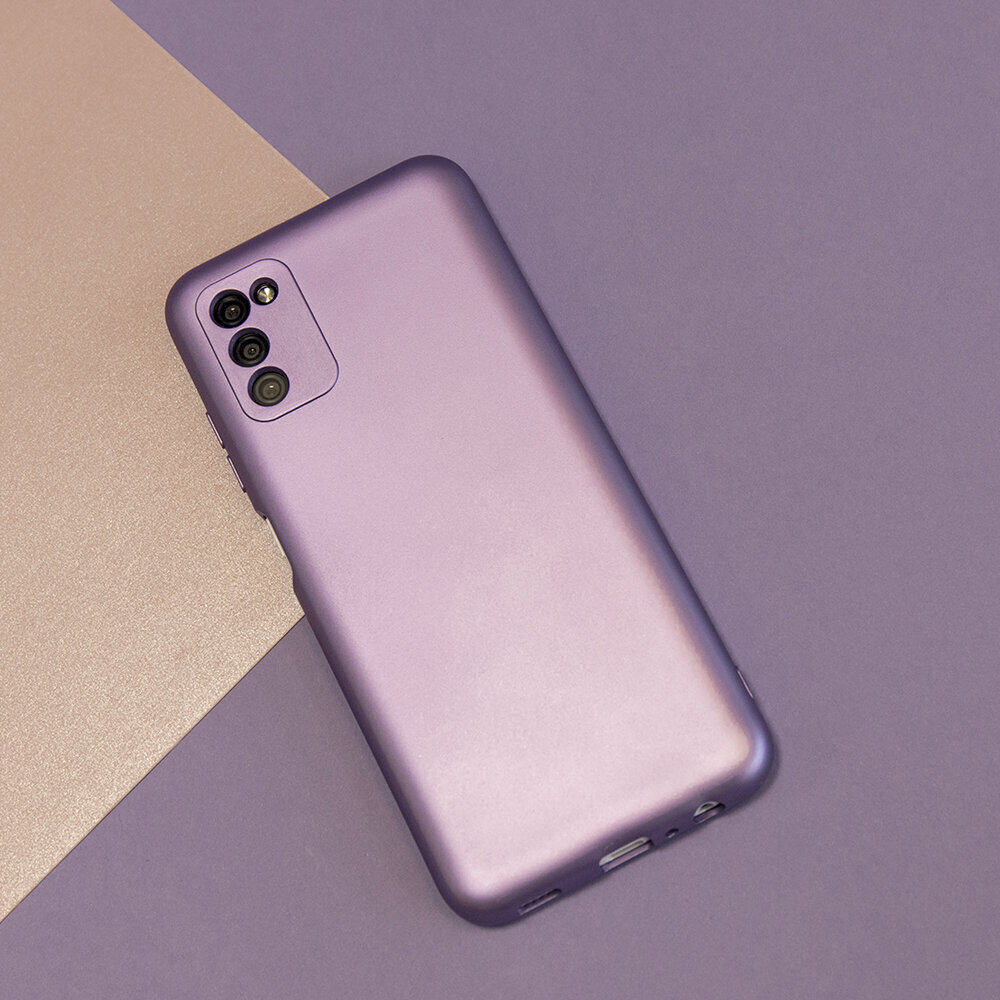 Metallic case for Samsung Galaxy A13 4G violet cena un informācija | Telefonu vāciņi, maciņi | 220.lv