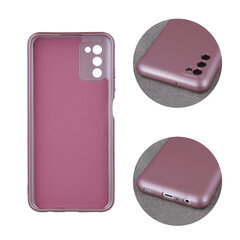 Metallic case for Samsung Galaxy A13 4G pink cena un informācija | Telefonu vāciņi, maciņi | 220.lv