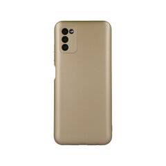 Metallic case for Samsung Galaxy M23 5G gold цена и информация | Чехлы для телефонов | 220.lv