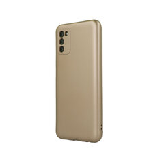 Metallic case for Samsung Galaxy M23 5G gold цена и информация | Чехлы для телефонов | 220.lv