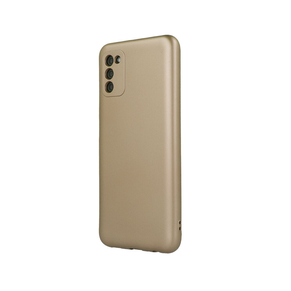 Metallic case for Samsung Galaxy M23 5G gold cena un informācija | Telefonu vāciņi, maciņi | 220.lv