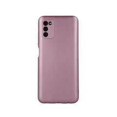 Metallic case for Samsung Galaxy A22 5G pink цена и информация | Чехлы для телефонов | 220.lv