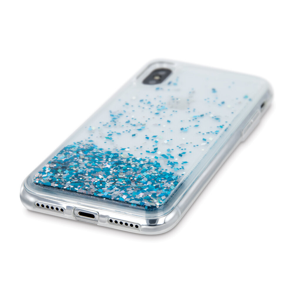 Liquid Sparkle TPU case for Samsung Galaxy A22 5G blue цена и информация | Telefonu vāciņi, maciņi | 220.lv