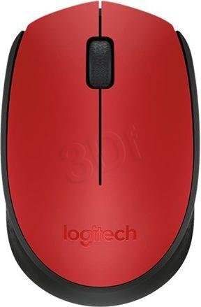 Logitech - M171 910-004641, sarkans цена и информация | Peles | 220.lv