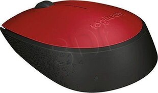 Logitech - M171 910-004641, sarkans цена и информация | Мыши | 220.lv