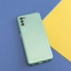 Metallic case for Motorola Moto G22 4G green cena un informācija | Telefonu vāciņi, maciņi | 220.lv