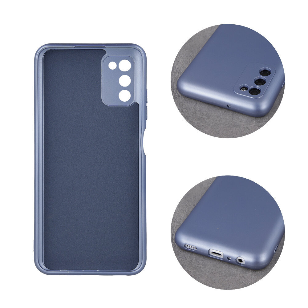 Metallic case for Motorola Moto G22 4G light blue cena un informācija | Telefonu vāciņi, maciņi | 220.lv