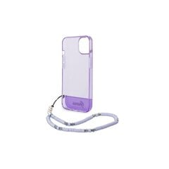 Guess case for iPhone 14 6,1&quot; GUHCP14SHGCOHU purple hardcase Translucent Pearl Strap цена и информация | Чехлы для телефонов | 220.lv