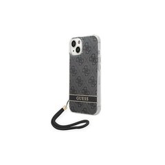 Guess case for iPhone 14 Plus 6,7&quot; GUOHCP14MH4STK black HC PC/TPU Print 4G Cord cena un informācija | Telefonu vāciņi, maciņi | 220.lv