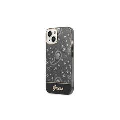 Guess case for iPhone 14 Pro Max 6,7&quot; GUHCP14XHGBNHK black HC Electro Cam Paisley цена и информация | Чехлы для телефонов | 220.lv