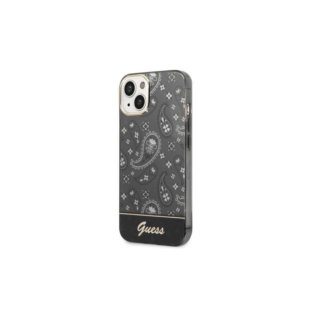 Guess case for iPhone 14 Pro Max 6,7&quot; GUHCP14XHGBNHK black HC Electro Cam Paisley cena un informācija | Telefonu vāciņi, maciņi | 220.lv