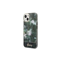 Guess case for iPhone 14 6,1&quot; GUHCP14SHGJGHA green hardcase Jungle Collection цена и информация | Чехлы для телефонов | 220.lv
