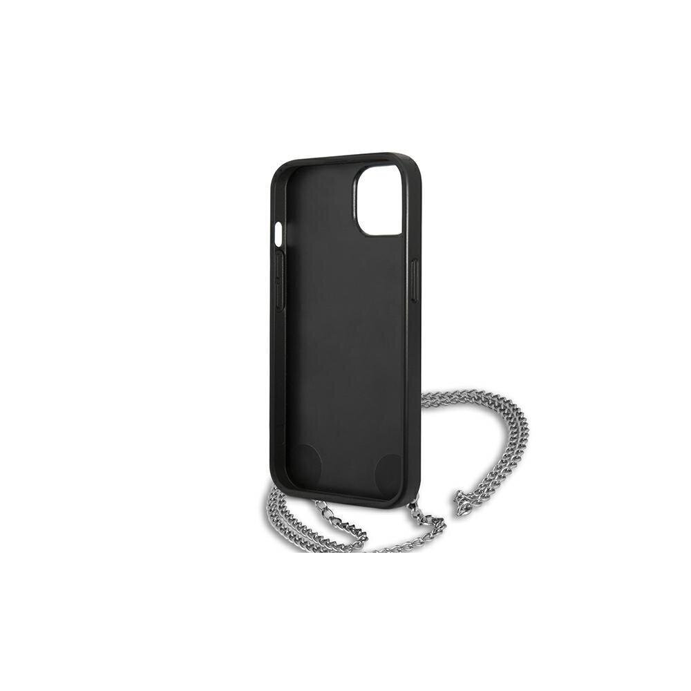 Karl Lagerfeld case for iPhone 13 KLHCP13MPMK black hard case Chain Logo cena un informācija | Telefonu vāciņi, maciņi | 220.lv