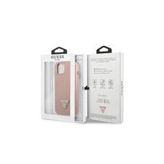 Guess case for iPhone 14 Pro Max 6,7&quot; GUHCP14XPSATLP pink HC Saffiano PU Triangle цена и информация | Чехлы для телефонов | 220.lv