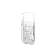 Karl Lagerfeld case for iPhone 14 Pro Max 6,7&quot; KLHCP14XLCRSGRS silver hardcase Liquid Glitter RSG cena un informācija | Telefonu vāciņi, maciņi | 220.lv