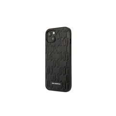 Karl Lagerfeld case for iPhone 13 Pro Max KLHCP13XMNMP1K black hard case Monogram and plaque цена и информация | Чехлы для телефонов | 220.lv