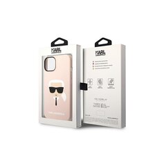 Karl Lagerfeld case for iPhone 14 6,1&quot; KLHMP14SSLKHLP hardcase light rose Silicone Karl`s Head Magsafe цена и информация | Чехлы для телефонов | 220.lv