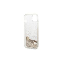 Guess case for iPhone 14 Pro 6,1&quot; GUOHCP14LGLHFLGO gold HC Liquid Glitter Charms цена и информация | Чехлы для телефонов | 220.lv
