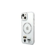 Karl Lagerfeld case for iPhone 14 Pro Max 6,7&quot; KLHMP14XHKCT transparent HC Magsafe IML Ring + K&C Logo Transparent cena un informācija | Telefonu vāciņi, maciņi | 220.lv