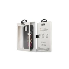 Karl Lagerfeld case for iPhone 13 Pro KLHCP13LPCOBK black hard case Multipink Logo cena un informācija | Telefonu vāciņi, maciņi | 220.lv