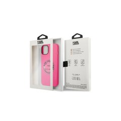 Karl Lagerfeld case for iPhone 14 Plus 6,7&quot; KLHCP14MSRSGRCF pink HC Silicone RSG BIC cena un informācija | Telefonu vāciņi, maciņi | 220.lv