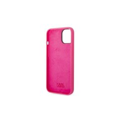 Karl Lagerfeld case for iPhone 14 Pro Max 6,7&quot; KLHCP14XSRSGRCF pink HC Silicone RSG BIC cena un informācija | Telefonu vāciņi, maciņi | 220.lv