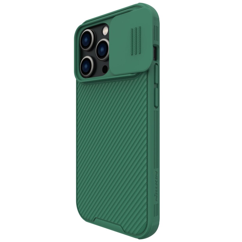 Nillkin CamShield PRO Hard Case for Apple iPhone 14 Pro Deep Green cena un informācija | Telefonu vāciņi, maciņi | 220.lv