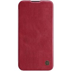 Nillkin Qin Book PRO Case for Apple iPhone 14 Pro Red цена и информация | Чехлы для телефонов | 220.lv