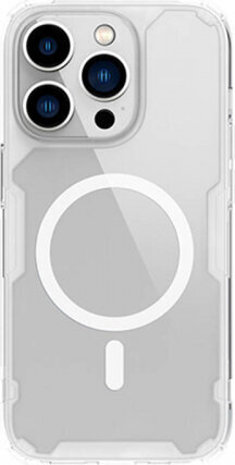 Nillkin Nature TPU Pro magnētiskais futrālis Apple iPhone 14 Pro Max (balts) cena un informācija | Telefonu vāciņi, maciņi | 220.lv