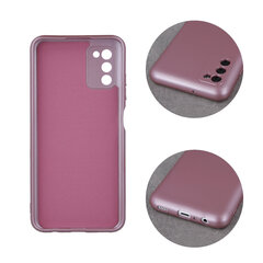 Metallic case for Samsung Galaxy A52 4G / A52 5G / A52S 5G pink cena un informācija | Telefonu vāciņi, maciņi | 220.lv