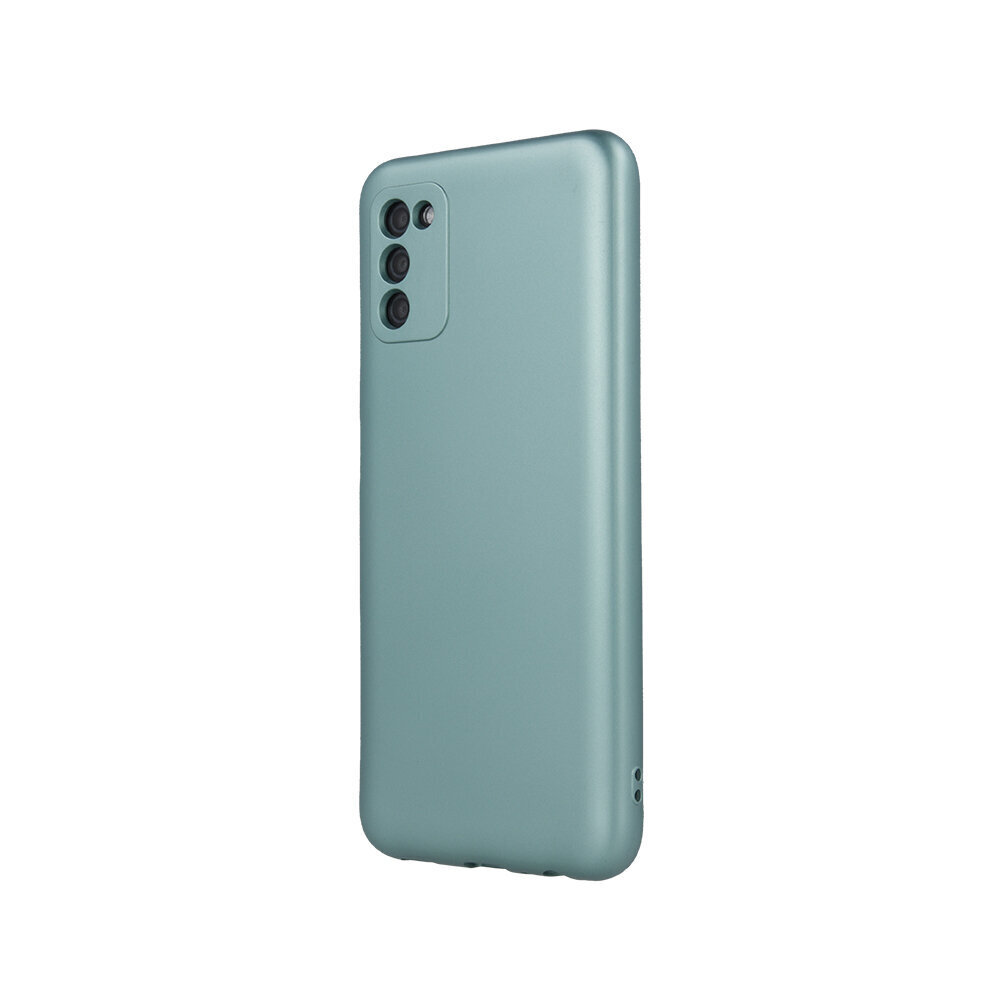 Metallic case for Samsung Galaxy S20 FE / S20 Lite / S20 FE 5G green cena un informācija | Telefonu vāciņi, maciņi | 220.lv