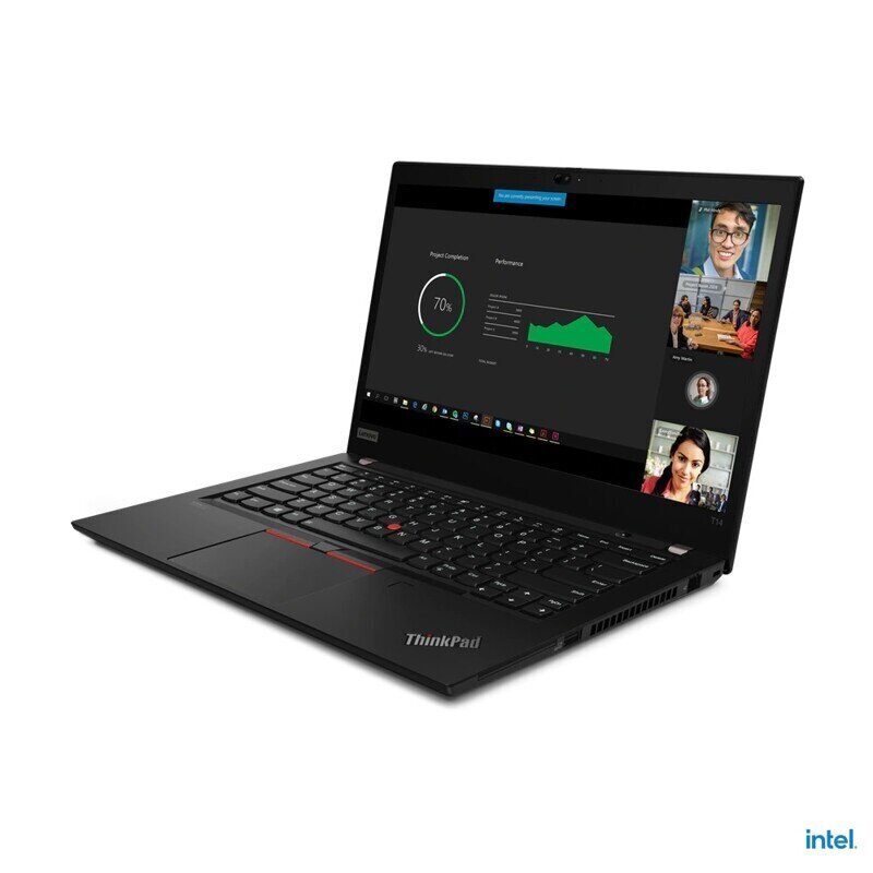 Lenovo ThinkPad T14 (Gen 2), 14", IPS, FHD, i7-1165G7, 16 GB, SSD 512 GB, Intel Iris Xe grafika, Windows 11 Pro, ENG, melns cena un informācija | Portatīvie datori | 220.lv