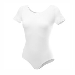 Боди для девочки с короткими рукавами, белый цена и информация | Рубашки для девочек | 220.lv