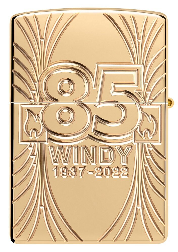 Zippo šķiltavas 48413 Windy 85th Anniversary Collectible Armor® цена и информация | Šķiltavas un aksesuāri | 220.lv