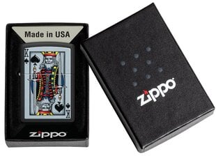 Zippo šķiltavas 48488 King Of Spades Design cena un informācija | Šķiltavas un aksesuāri | 220.lv