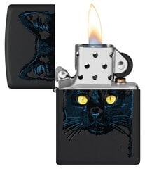 Zippo šķiltavas 48491 Black Cat Design cena un informācija | Šķiltavas un aksesuāri | 220.lv