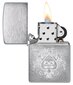 Zippo šķiltavas 48500 Spade Skull Design cena un informācija | Šķiltavas un aksesuāri | 220.lv