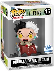 Figūriņa Funko POP! Disney Cruella de Vil in cart Exclusive cena un informācija | Datorspēļu suvenīri | 220.lv