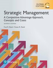 Strategic Management: A Competitive Advantage Approach, Concepts and Cases, Global Edition 16th edition cena un informācija | Ekonomikas grāmatas | 220.lv