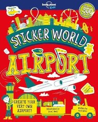 Lonely Planet Kids Sticker World - Airport cena un informācija | Grāmatas mazuļiem | 220.lv