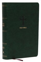 NKJV, End-of-Verse Reference Bible, Personal Size Large Print, Leathersoft, Green, Red Letter, Comfort Print: Holy Bible, New King James Version цена и информация | Духовная литература | 220.lv