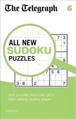 Telegraph All New Sudoku Puzzles 6: All New Sudoku Puzzles цена и информация | Книги о питании и здоровом образе жизни | 220.lv